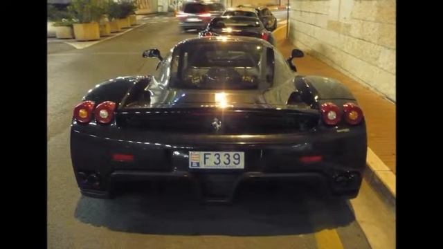 Black Ferrari Enzo spotted in Monaco смотреть онлайн