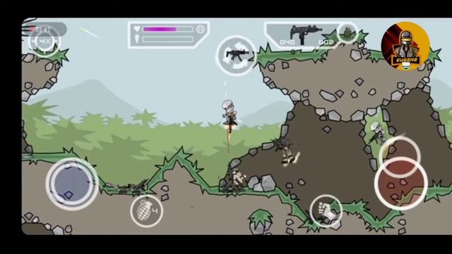 Mini militia Marvel Mod by Hack back GamePlay - Android mobile games смотреть онлайн