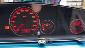 Пересвет приборной панели Audi A6 C4