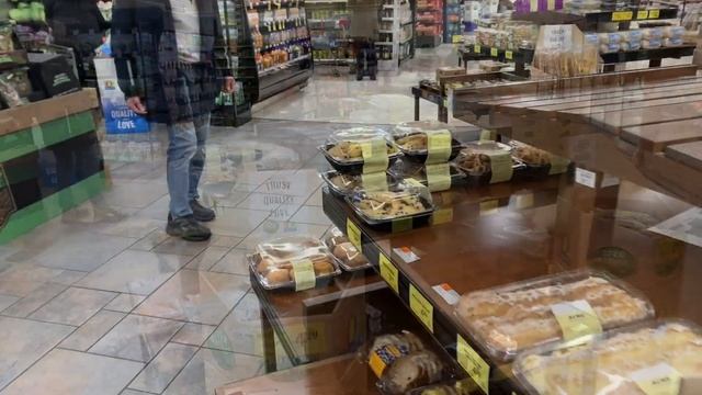 Grocery Shopping In An American Supermarket