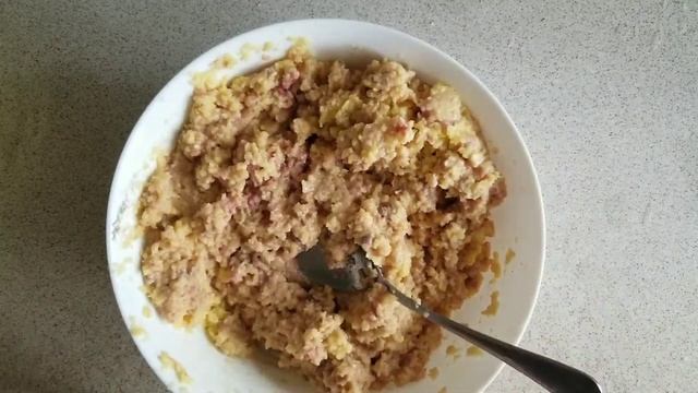 ДРАНИКИ С МЯСОМ . Potato pancakes with meat. смотреть онлайн