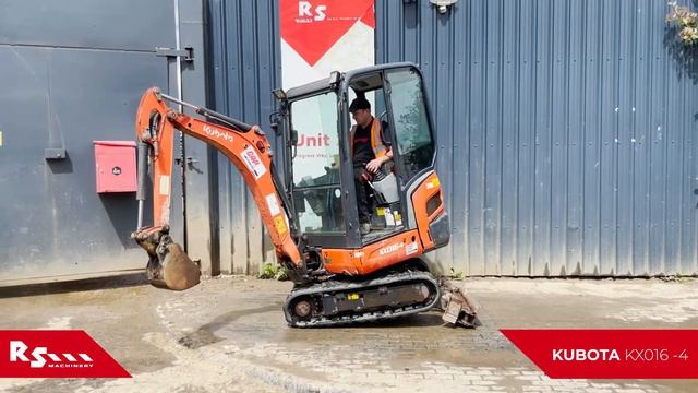 KUBOTA KX016-4 - MINI EXCAVATOR - RS MACHINERY HIRE AND SALE смотреть онлайн