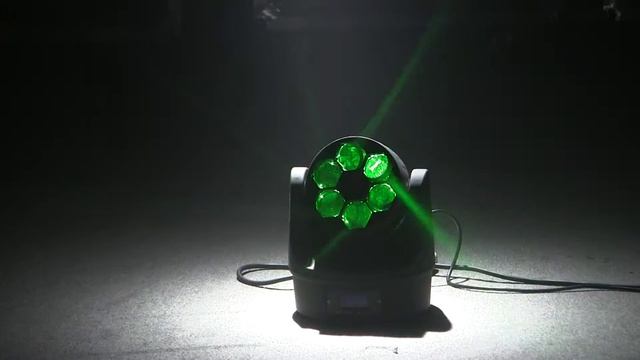 mini bee eye 6pcs*15w RGBW 4in1 led moving head light смотреть онлайн
