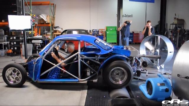 eas | 1959 Volkswagen Karmann Ghia Drag Car Dyno смотреть онлайн
