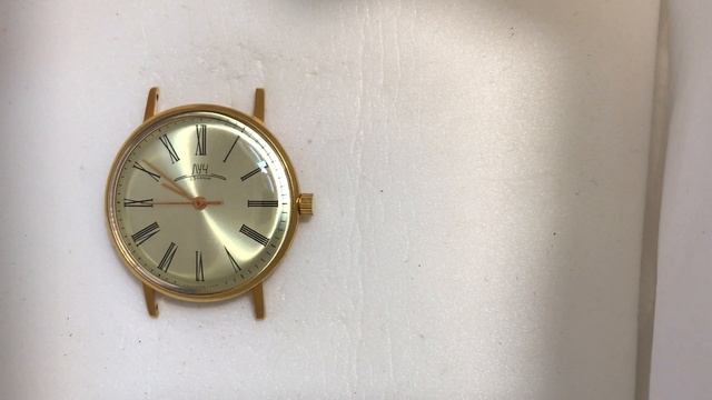 Наручные мужские часы Луч из СССР позолота тонкий корпус смотреть онлайн