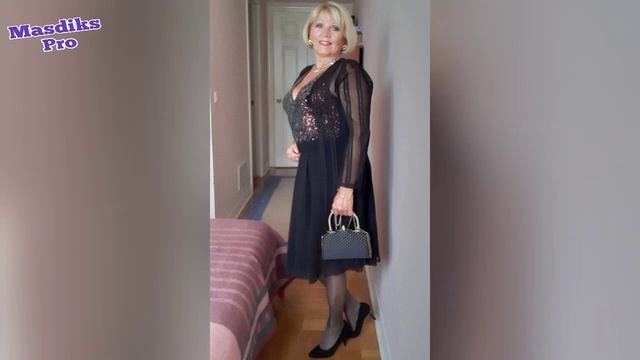 I Love Older Women Over 50 In Mini Dress 567