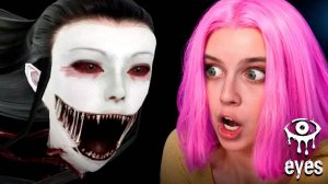 АЛИНКА УБЕГАЕТ ОТ ЛЕТАЮЩЕЙ БАШКИ  СУПЕР СТРАШНЫЙ ХОРРОР НА ТЕЛЕФОНЕ  Eyes: The Horror Game