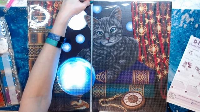 *LED Diamond Painting* The Fortune Teller Cat by Craft Buddy Crystal Art смотреть онлайн