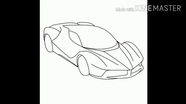 how to draw ferrari || Easiest method to draw смотреть онлайн
