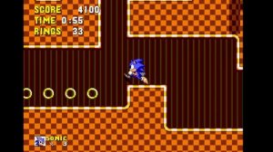 играю в sonic SMS sonic 1 style