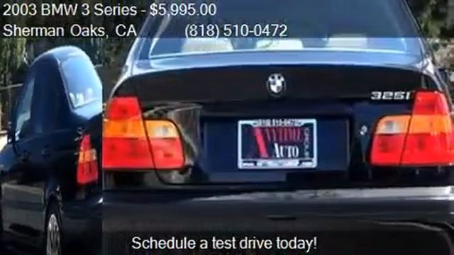 2003 BMW 3 Series 325i 4dr Sedan for sale in Sherman Oaks, C смотреть онлайн
