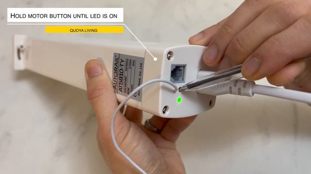 QUOYA AT5810 Smart Electric Curtain Track- Factory reset смотреть онлайн