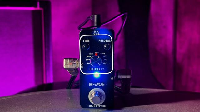 M-vave Dig Delay Guitarpedal Demo