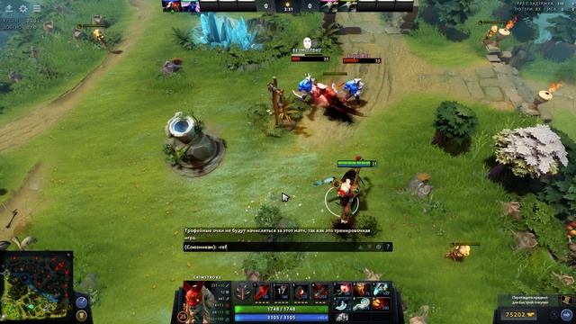 Dota 2 : Grimstroke abilities shown смотреть онлайн