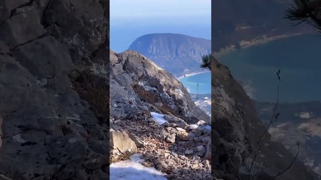 Выпить кофе, любуясь видом на Адалары и Медведь гору. 😂😊🥰 Крым. ЮБК #крым смотреть онлайн