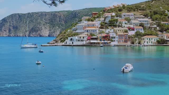 [4K] CEPHALONIA 🇬🇷 Kefalonia 1 HOUR Drone Aerial Relaxation ｜ Ionian Islands Greece Κεφαλ смотреть онлайн