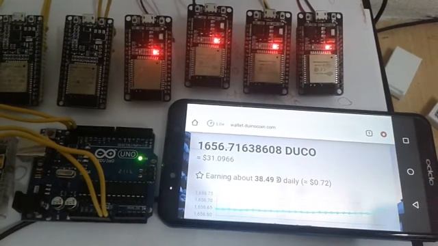 update duino coin miner with esp32 and i2c avr смотреть онлайн