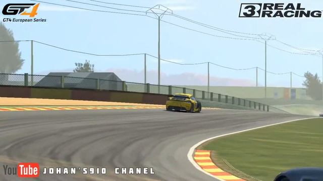 Realracing 3. GT4 EXHIBITION circuit. De spa-franscorchamps. With Porsche 718 CAYMAN GT4 CLUBSPORT смотреть онлайн