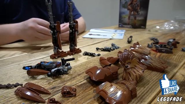 Lego Star Wars Chewbacca Set No. 75530 - Speedbuild - Timelapse HD смотреть онлайн