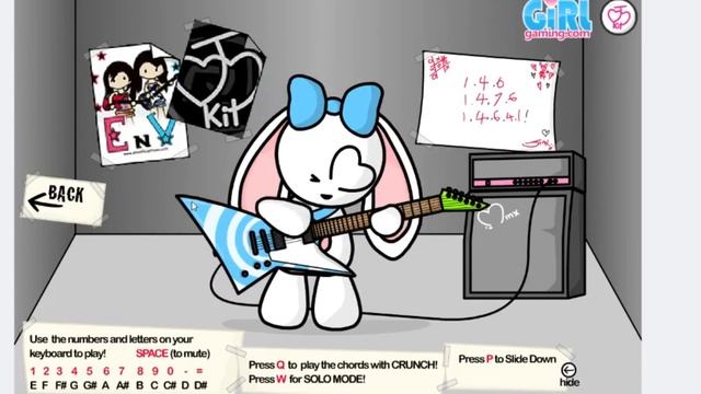 Bunny Rockstar Flash Game Gameplay