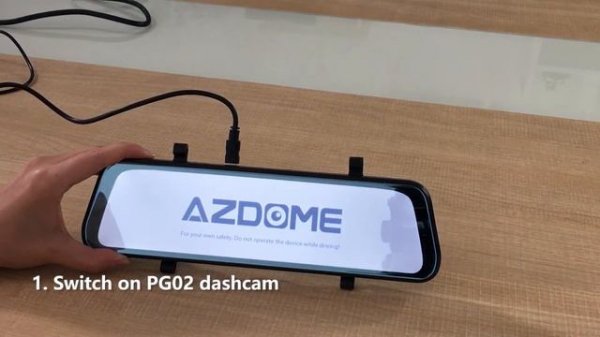 How to update the firmware of AZDOME PG02