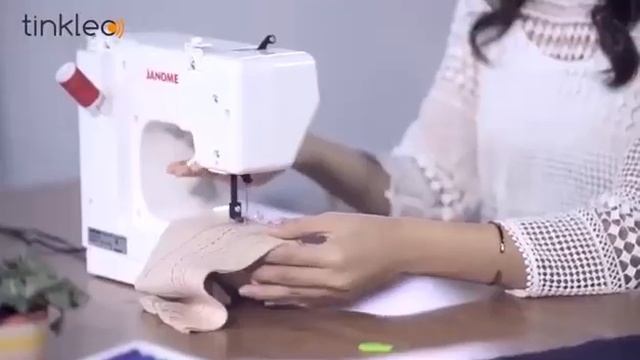 Creative Sewing Life! JANOME Electric Desktop Mini Home Sewing Machine Multifunctional Manual Sewin смотреть онлайн