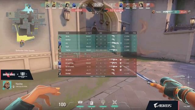 G2 vs BONK game 2 - Finals | Mandatory.GG Cup | Valorant Ignition Series смотреть онлайн