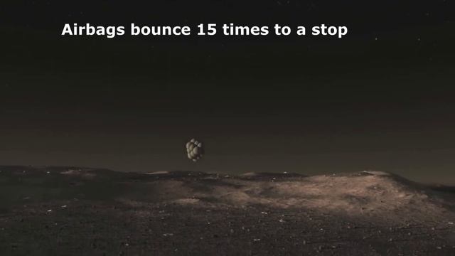 Pathfinder Landing (with Airbags) On MARS
