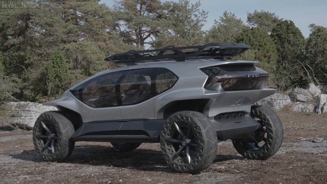 Audi AI:Trail quattro Electric Off-Road Vehicle | Driving, Interior, Exterior смотреть онлайн