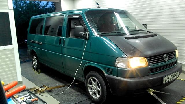 LVBpowerengineering.com — VW T4 2.5 TDI 88hp dynotest and tuned to 120hp by LVB +40hp+100nm смотреть онлайн