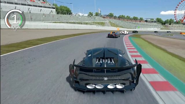 Bugatti Black Devi Concept vs Bugatti Hypercars BATTLE at Suzuka GP смотреть онлайн