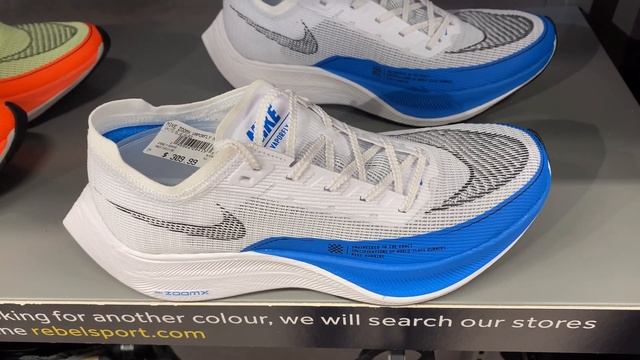 Nike ZoomX Vaporfly NEXT% 2 (White/Photo Blue/Black) Men’s Road Racing Shoes - SKU: CU4111-102 смотреть онлайн