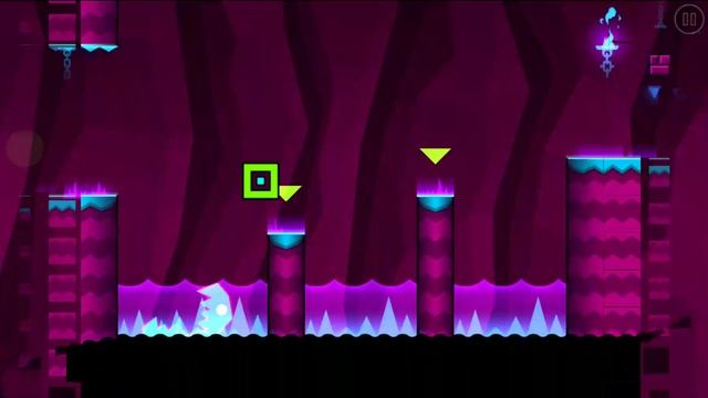 Прохождение Geometry Dash Meltdown без смертей смотреть онлайн