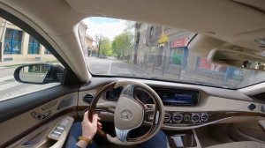 4K | MERCEDES BENZ S CLASS W222 | quick POV test drive