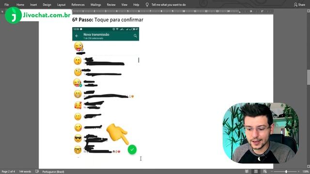 WhatsApp: Como Mandar MENSAGENS para Vários CONTATOS no WhatsApp (Passo a Passo) | JivoChat смотреть онлайн