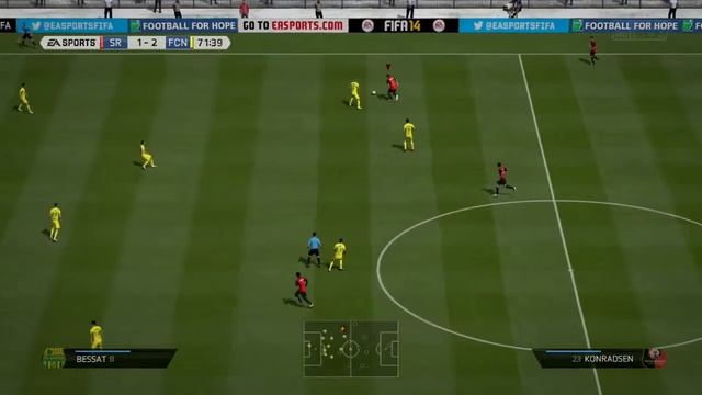 FIFA 14 - PS4 - Full Manual (FUMA) - second half - zOuZ (Rennes) vs CPU (Nantes) смотреть онлайн