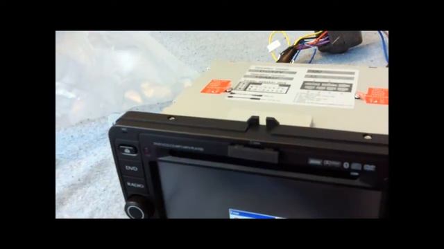 VW Car Multimedia Player GPS Setup. Dansk