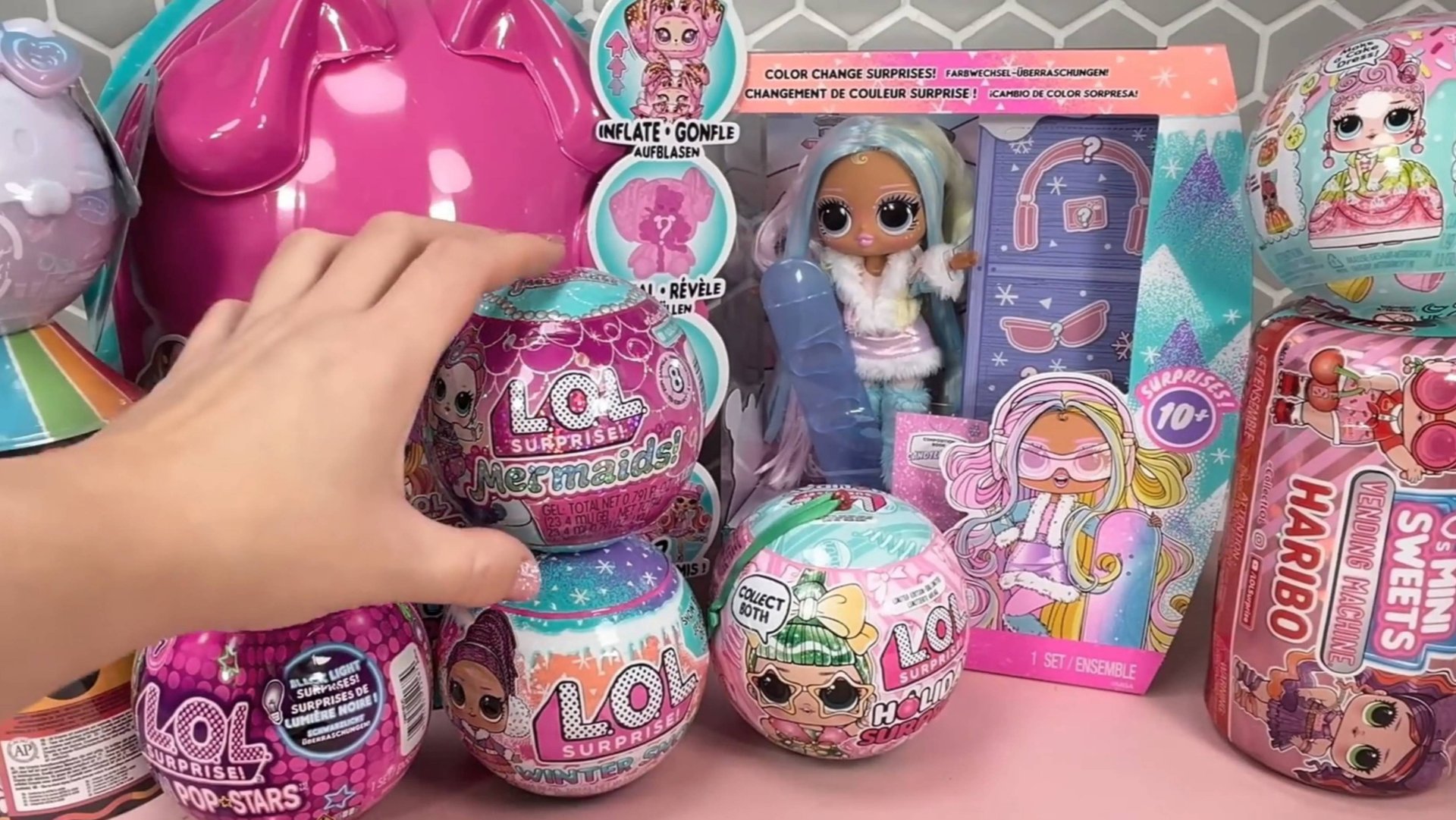 LOL SURPRISE Большая РАСПАКОВКА АСМР!КУКЛЫ ЛОЛ ТВИНС,ХЭЛЛОУ КИТТИ ,КРАЙОЛА,ЗИМНИЕ И Т.Д..