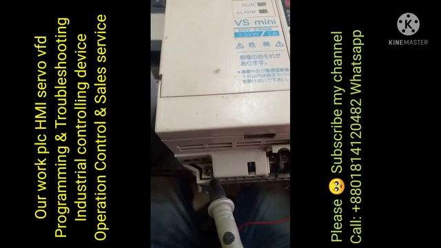 Yaskawa Vs Mini CIMR XCAA2 1P5 Inverter Parameters Setting, Run Test Keypad & Terminal смотреть онлайн