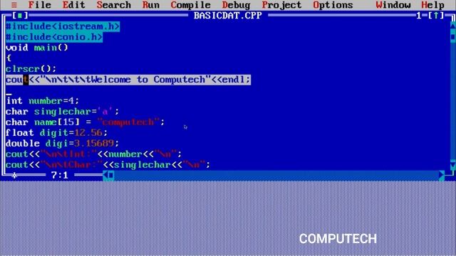DATA TYPES IN C++ PART-2 || OOP IN C++ TAMIL || LEC – 18 || APRIL 2020 BY J PARVATHY смотреть онлайн