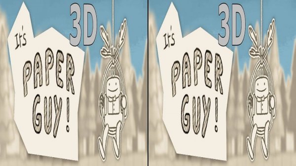 It's Paper Guy V2 3D video SBS VR box google cardboard