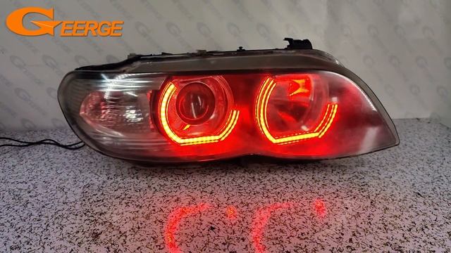 For BMW X5 E53 E70 Bluetooth APP Multi Color Crystal DTM M4 Style RGB LED Angel Eyes Kit Halo Rings смотреть онлайн