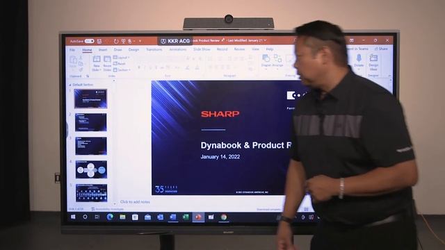Connecting a PC to the AQUOS BOARD PN-L2B смотреть онлайн