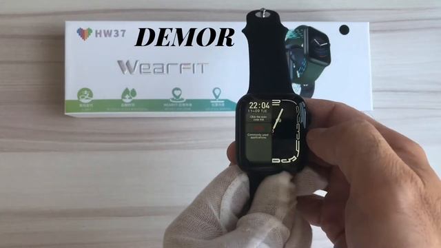 DEMOR HW37 Smart Watch Series 7 Voice Assistant Blood Glucose Monitor IWO Smartwatch Unboxing Revie смотреть онлайн