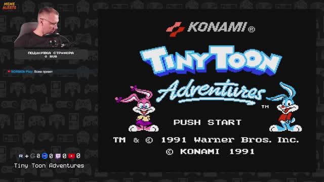 Tiny Toon Adventures - играем на [ NES - 8-BIT ] (СТРИМ) смотреть онлайн