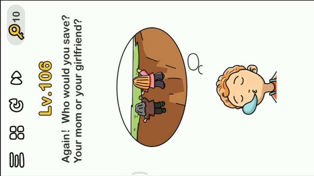 Brain Out Level 57 || Again! Who Would You Save? Your Mom Or Your Girlfriend? смотреть онлайн