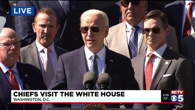 Kansas City Chiefs honored at the White House смотреть онлайн