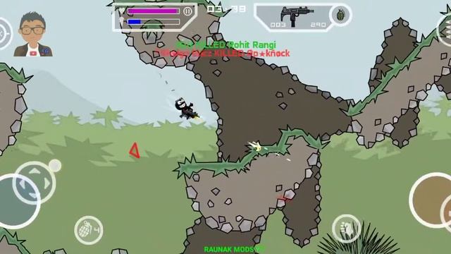 #DA2 mini militia mod menu hack || 5.3.3 latest version || link in discription || смотреть онлайн