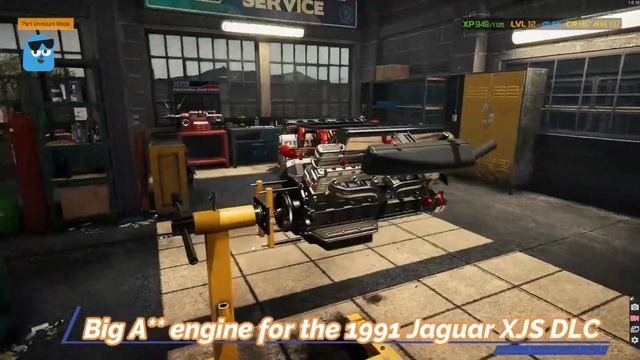 Big engine for the Jaguar! смотреть онлайн