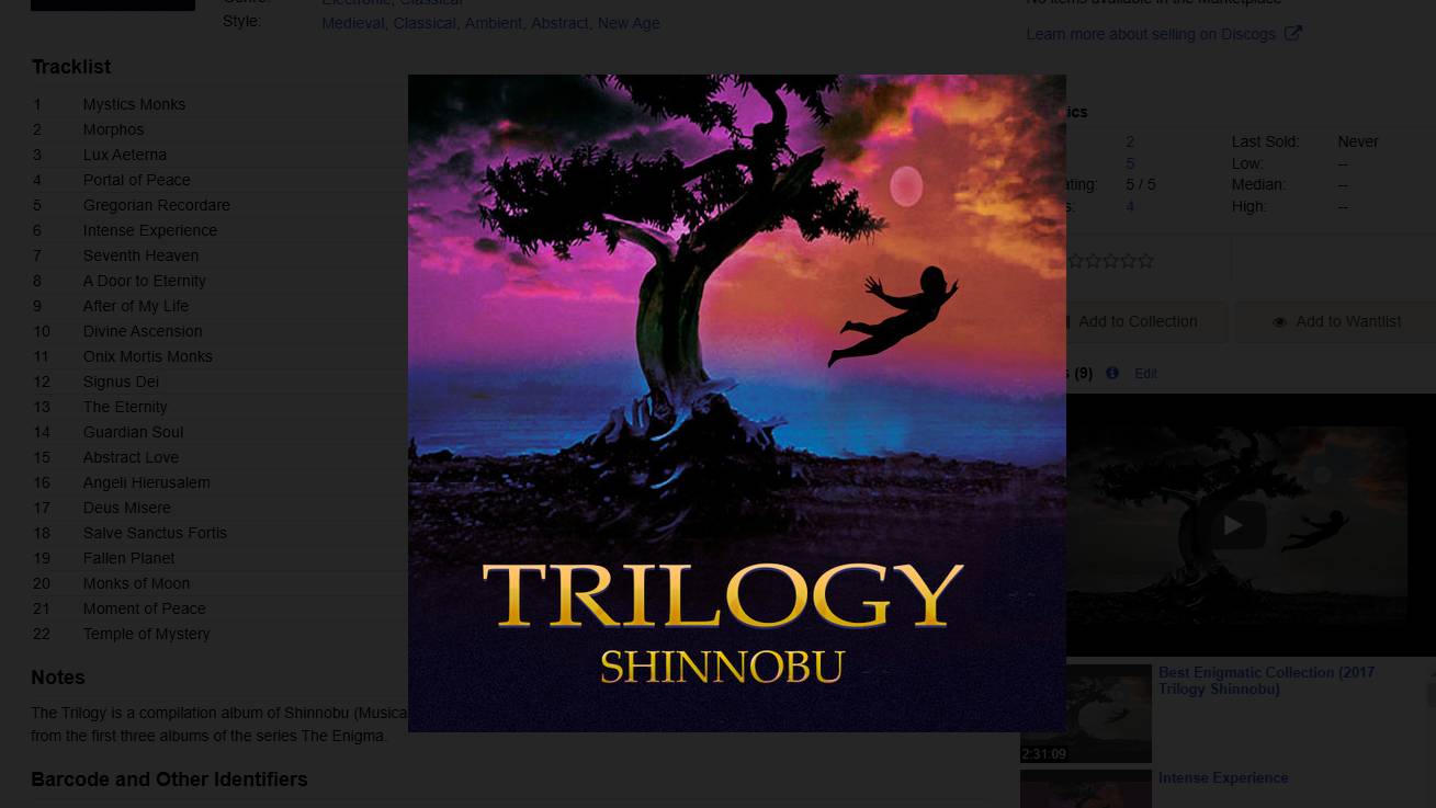 Dreams Best Enigmatic Collection (2017 Trilogy Shinnobu)